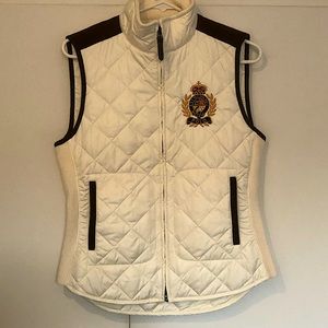 Ralph Lauren Polo Vest White